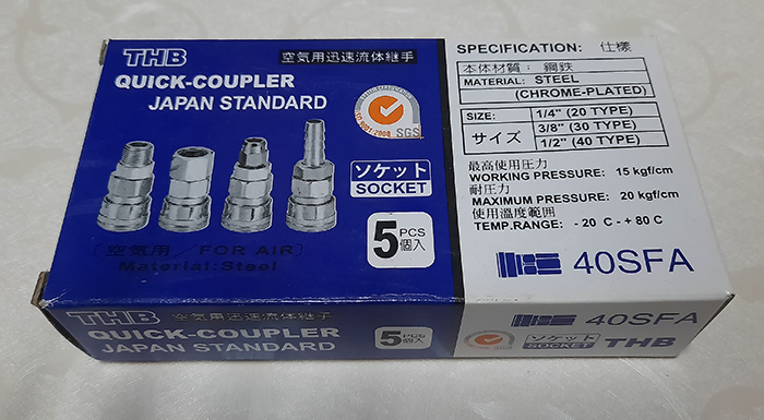 Giắc nối nhanh khí nén THB 40SFA