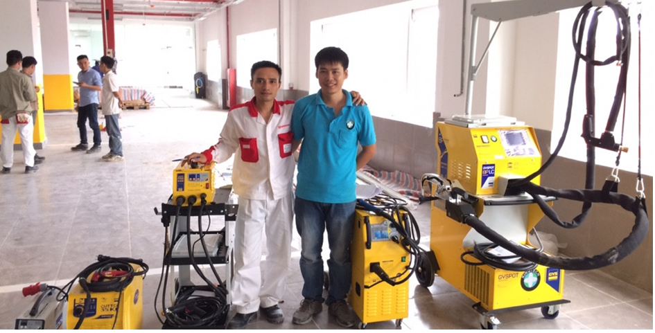 HÌNH ẢNH LẮP ĐẶT MÁY HÀN GYS GYSPOT INVERTER BP.LC-S7 TẠI HONDA - THÁI NGUYÊN