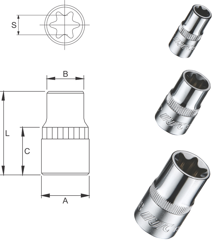 JTC-22004-43524 Star Socket
