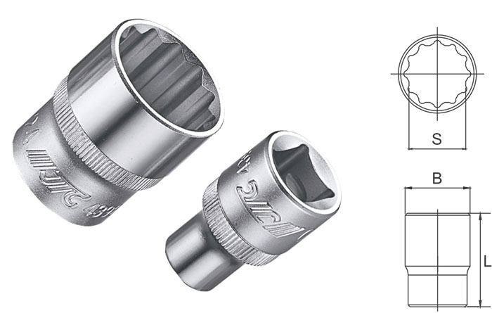 Đầu khẩu lục giác 12PT JTC-22604-22614