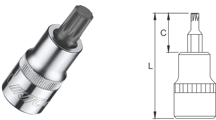 JTC-45705-45712 12PT.Socket Bit