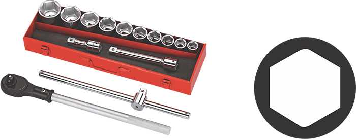 Bộ đầu khẩu 3/4" 15 chi tiết JTC-H615M