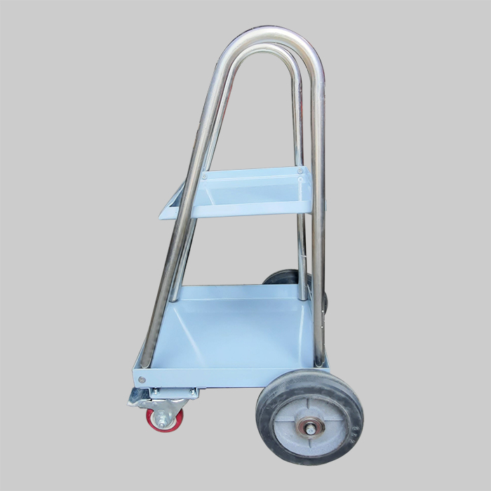 Xe chở máy hàn rút tôn, 2 tầng