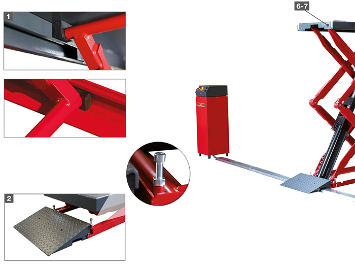 Cầu nâng cắt kéo Mondolfo Ferro TITAN X3000 Cầu nâng cắt kéo Mondolfo Ferro TITAN X3000